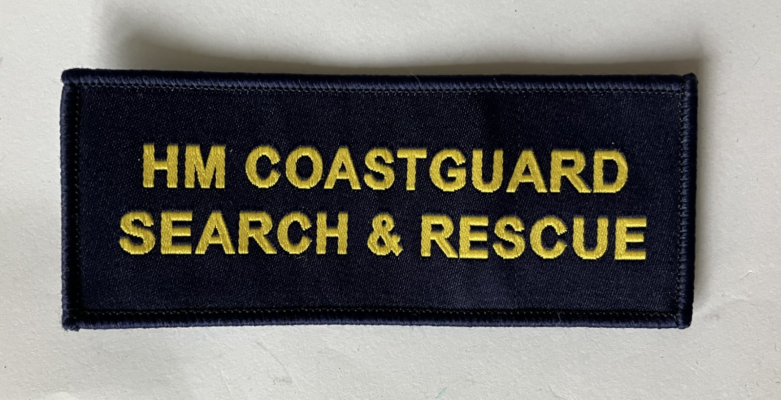 British Coast Guard Search & Rescue pocket tab patch, 10cms wide