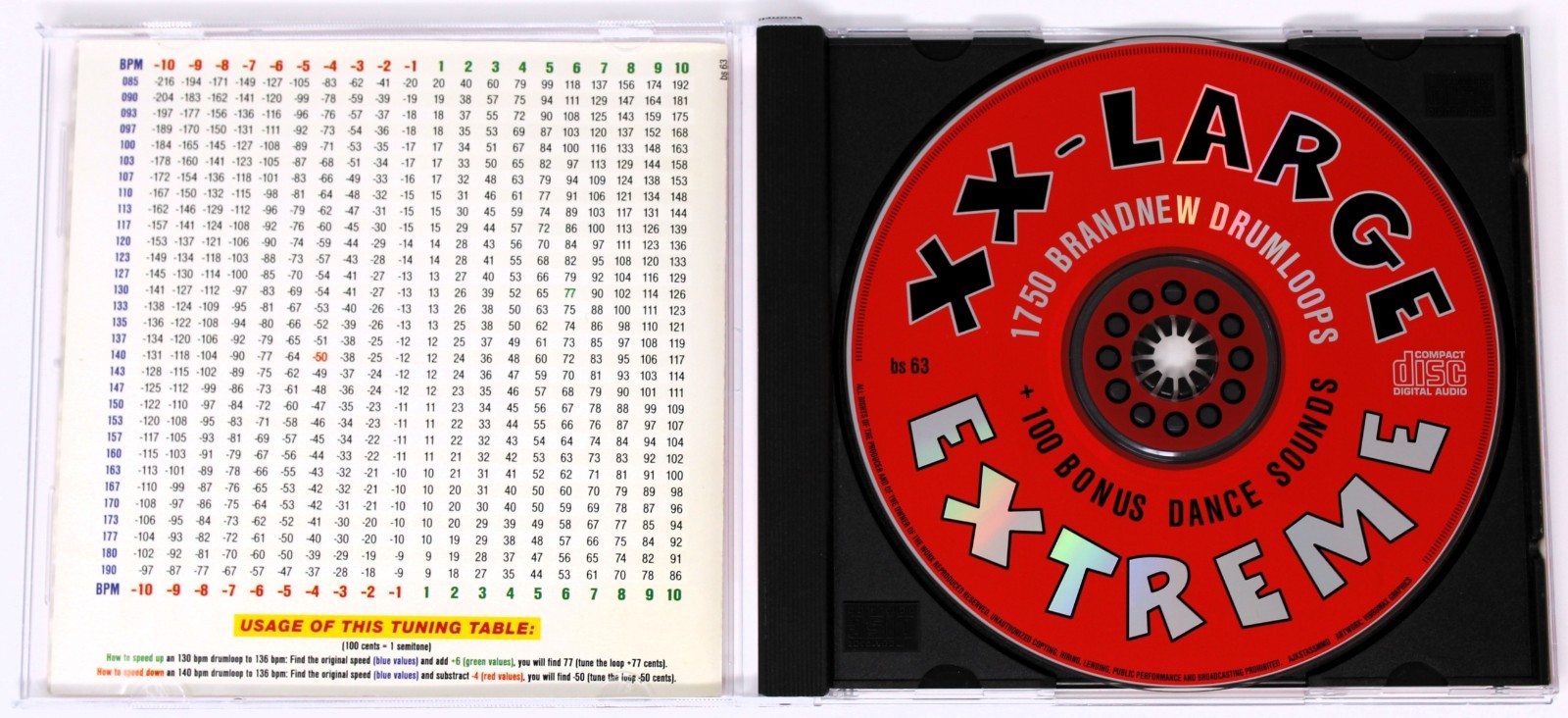 Best Service XX-Large Extreme Sample/Sound Library/Sampling CD