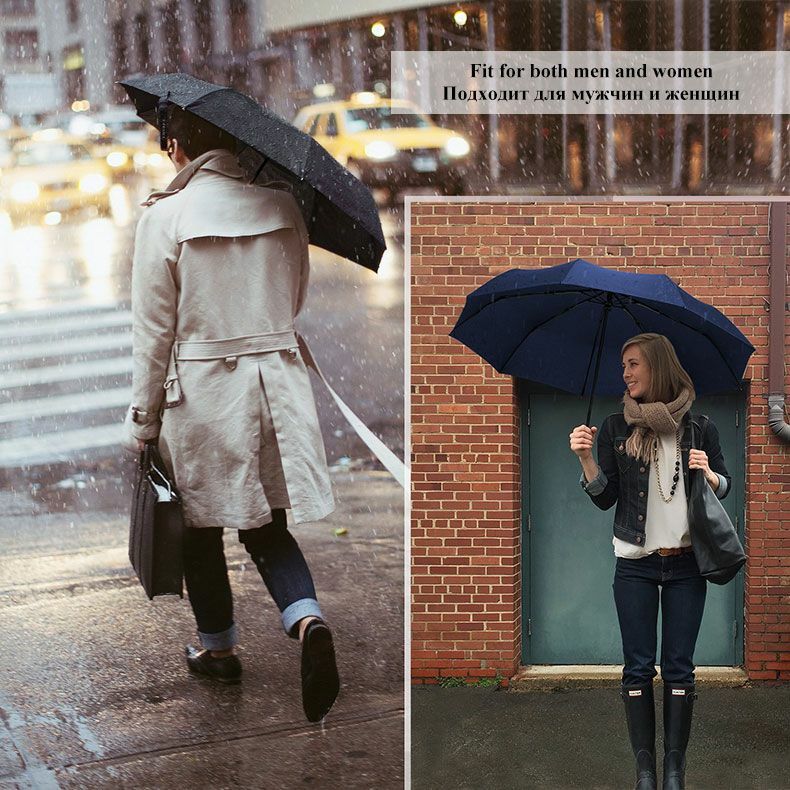 Automatic Umbrella Unisex Wind Resistant Folding Luxury Large Windproof Strong