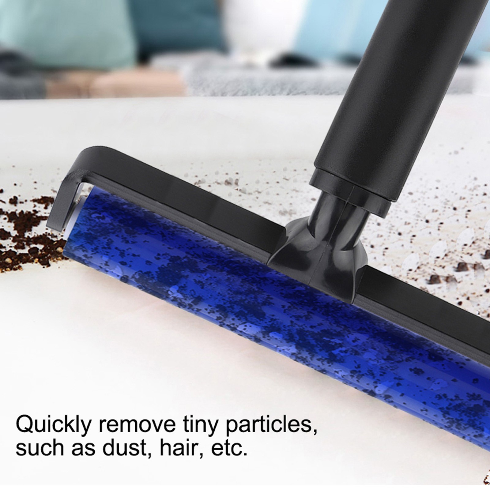 Static Roller Dust Removal Roller Super Sticky Blue Silicone Soft Static Action