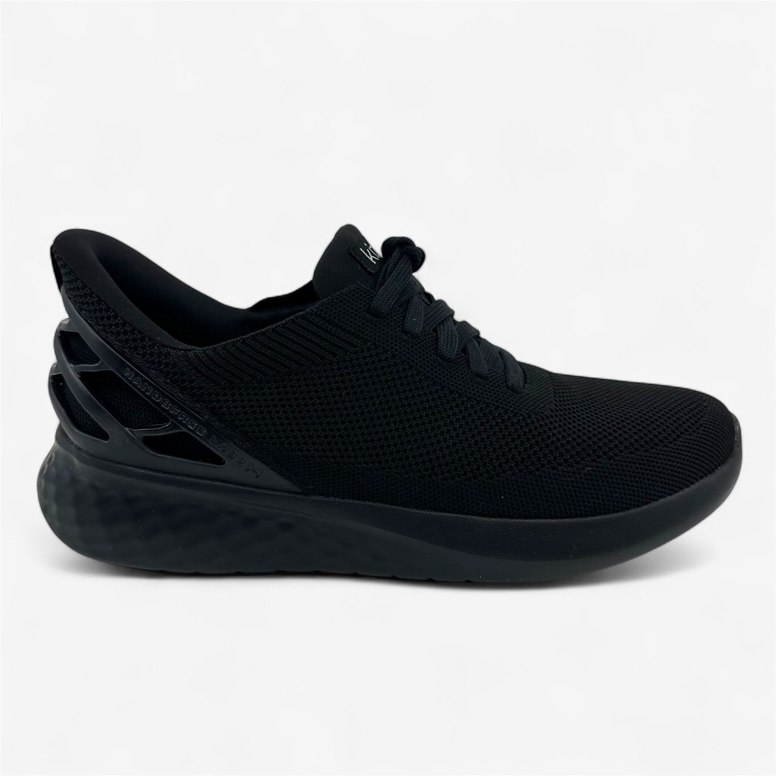 Kizik Athens Black Black Outsole Mens Athletic Sneaker
