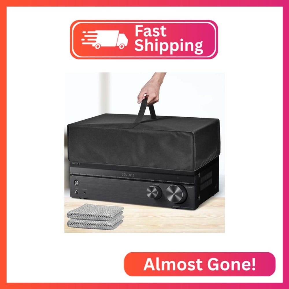 Stereo Receiver Dust Cover, Waterproof, Dustproof And Anti-Static 600D Nylon Mat
