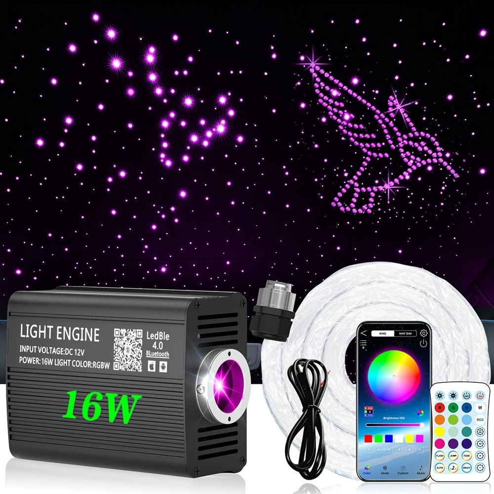 500-600pcs Home Car Headliner Star Light kit Twinkle Ceiling Lights Fiber Optic