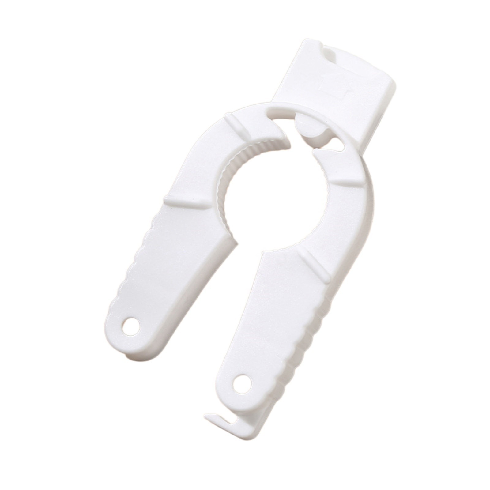 Plastic Bottle Opener 3-in-1 Multifunctional Weak Hand Use Tool (White)