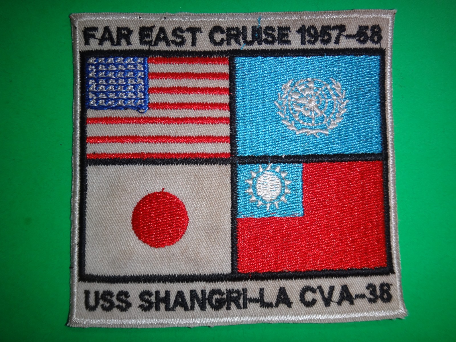 US Navy USS SHANGRI-LA CVA-68 Gulf of Tonkin Patch From Vietnam War Era