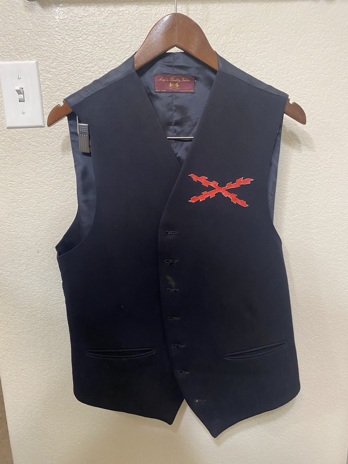 Spanish Tercios Infantry Dress Vest With Cross Of Burgundy