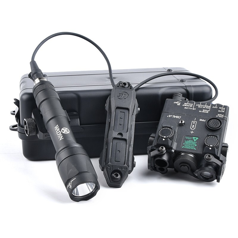 Tactical DBAL A2 Hunting Laser +M300 M600 Flashlight+Dual Control Switch