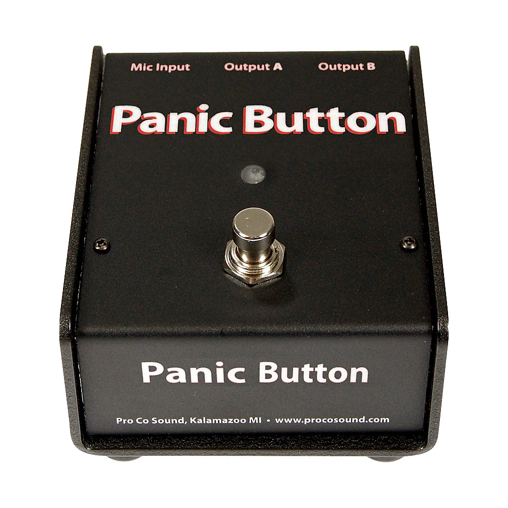 Pro Co Panic Button Mic AB Box