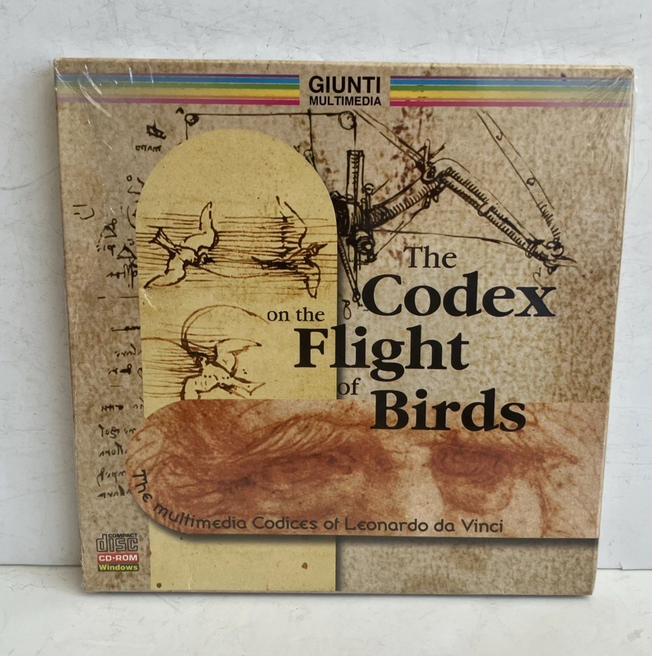 Giunti Multimedia CD-ROM The Codex on the Flight of Birds" Leonardo da Vinci NOS
