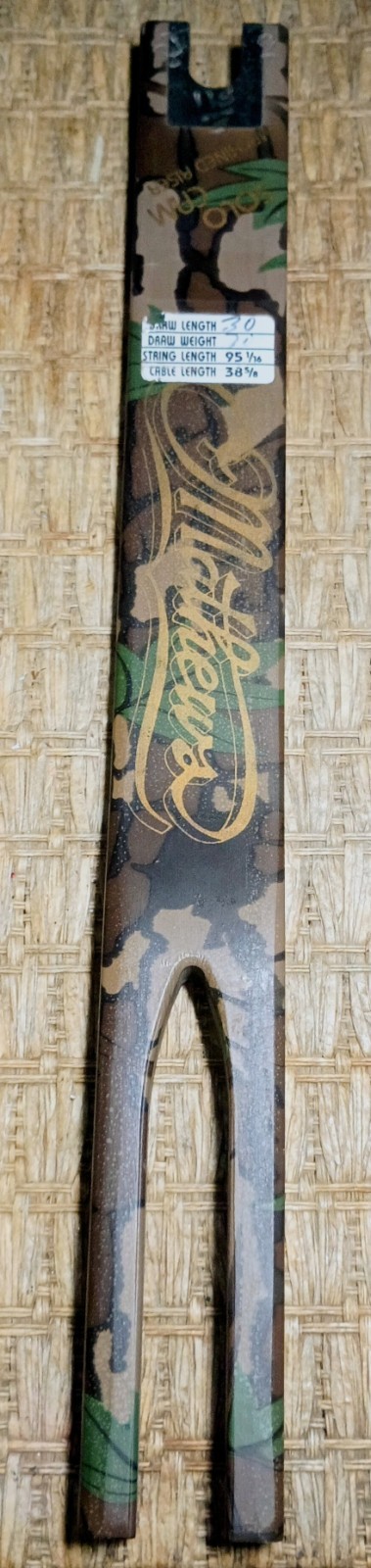 Mathews 70lbs Camo *SINGLE LIMB * NOT SURE OF THE MODEL