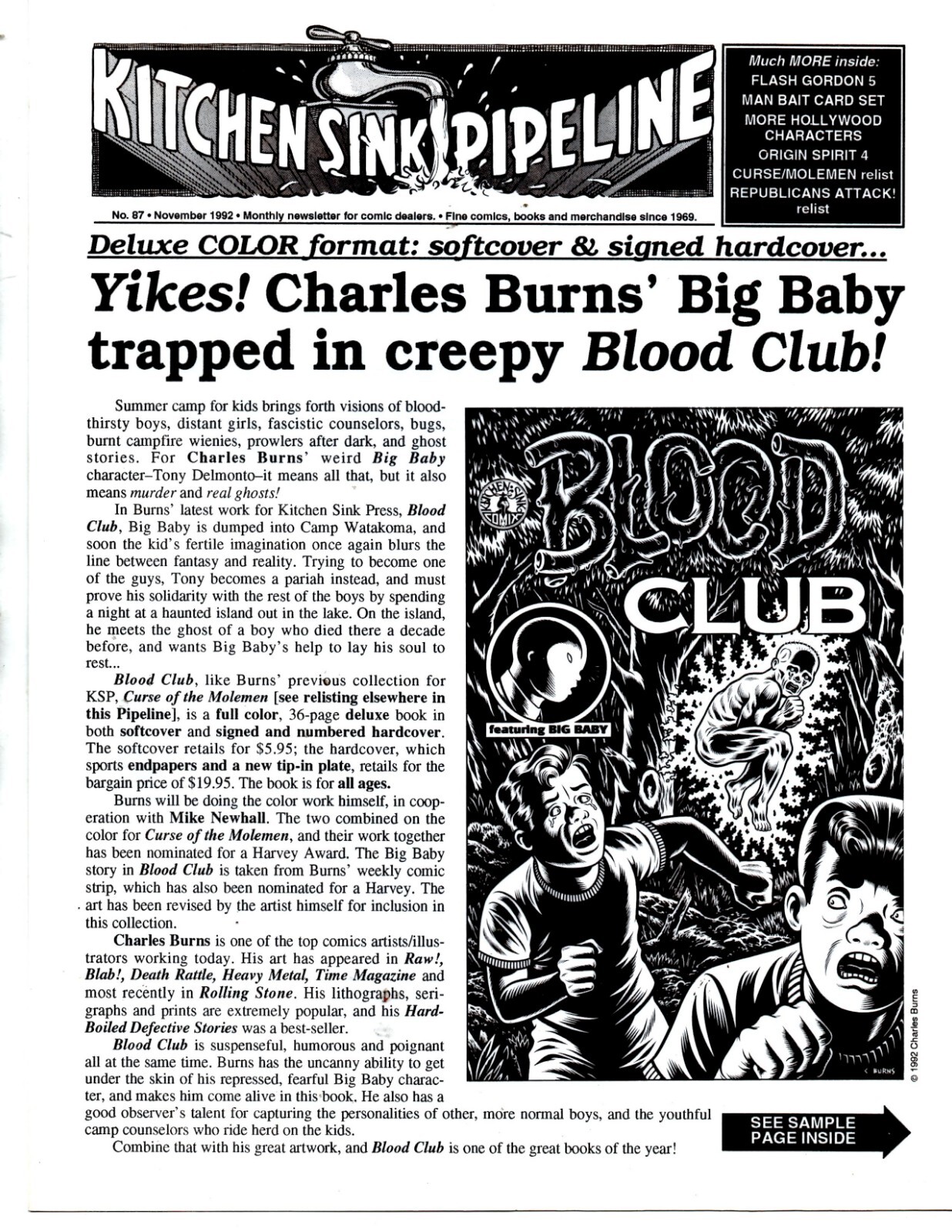 Magazine - Kitchen Sink Pipeline #087 November 1992