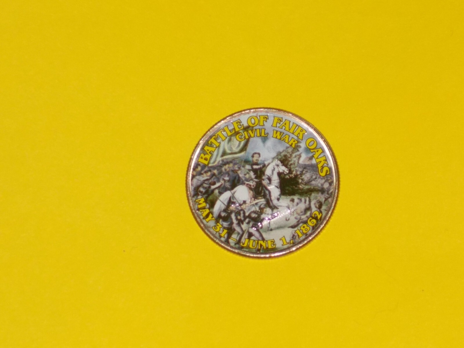 Colorized Kennedy Half Dollar - Civil War - Battle of Fair Oaks K674