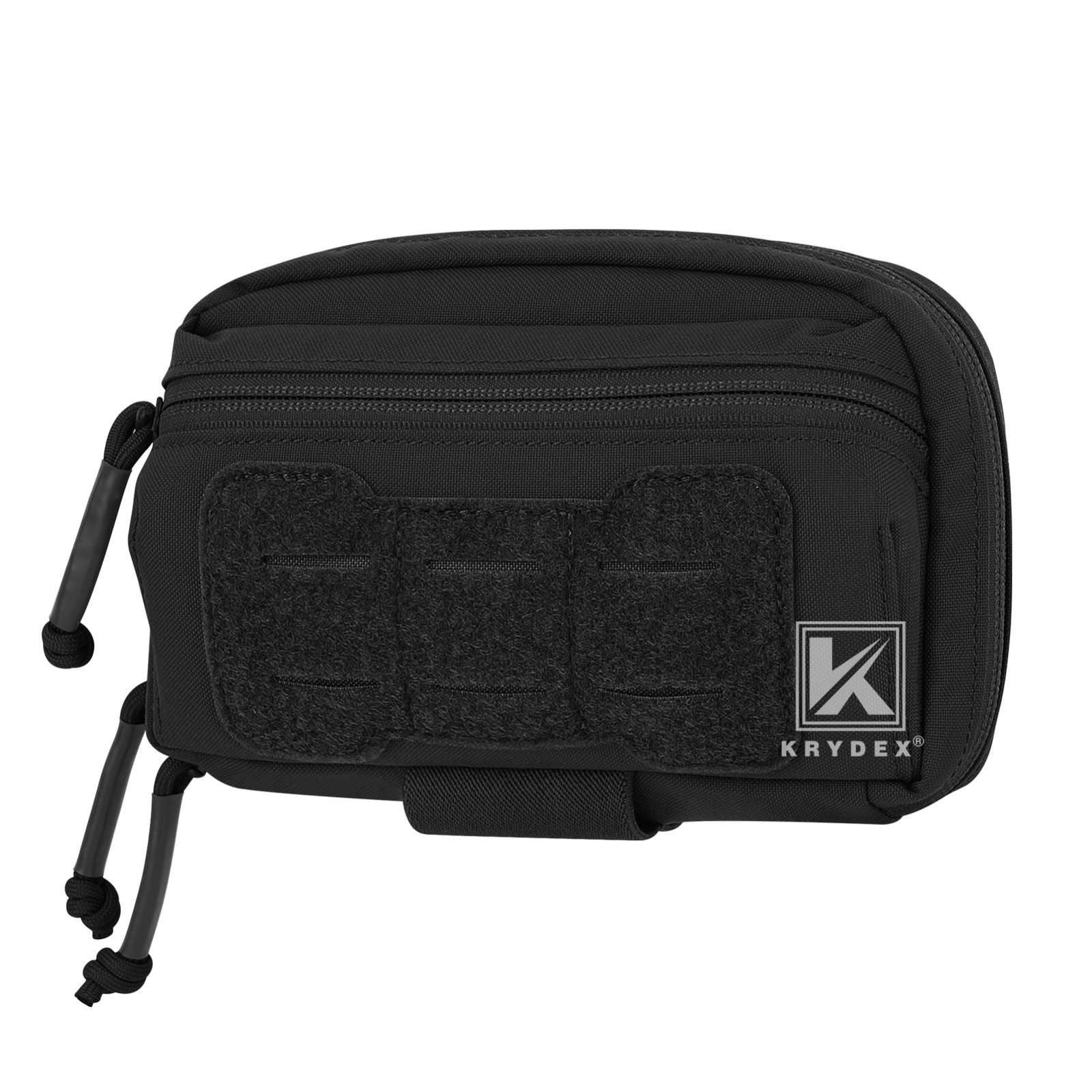 KRYDEX Tactical Modular Utility GP Pouch MOLLE Back Front Pocket Panel Small BK