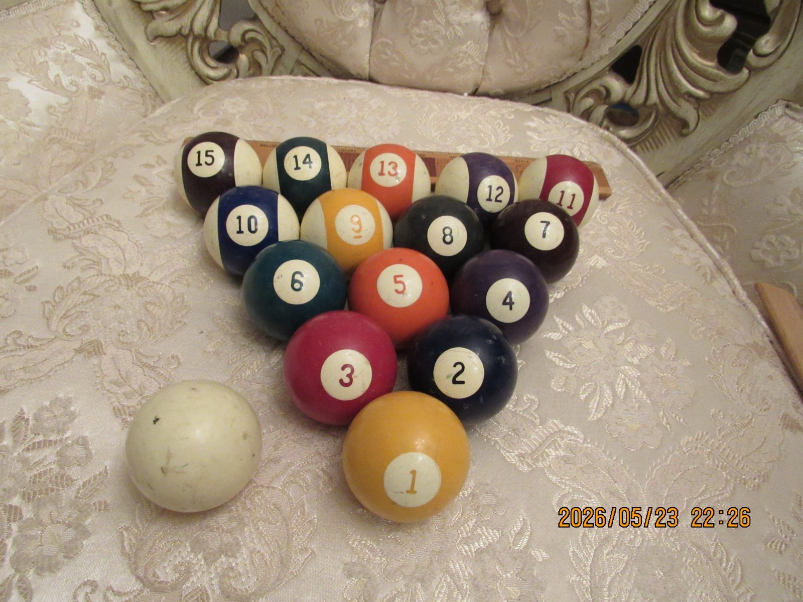 VTG Billiard  Pool Table Balls