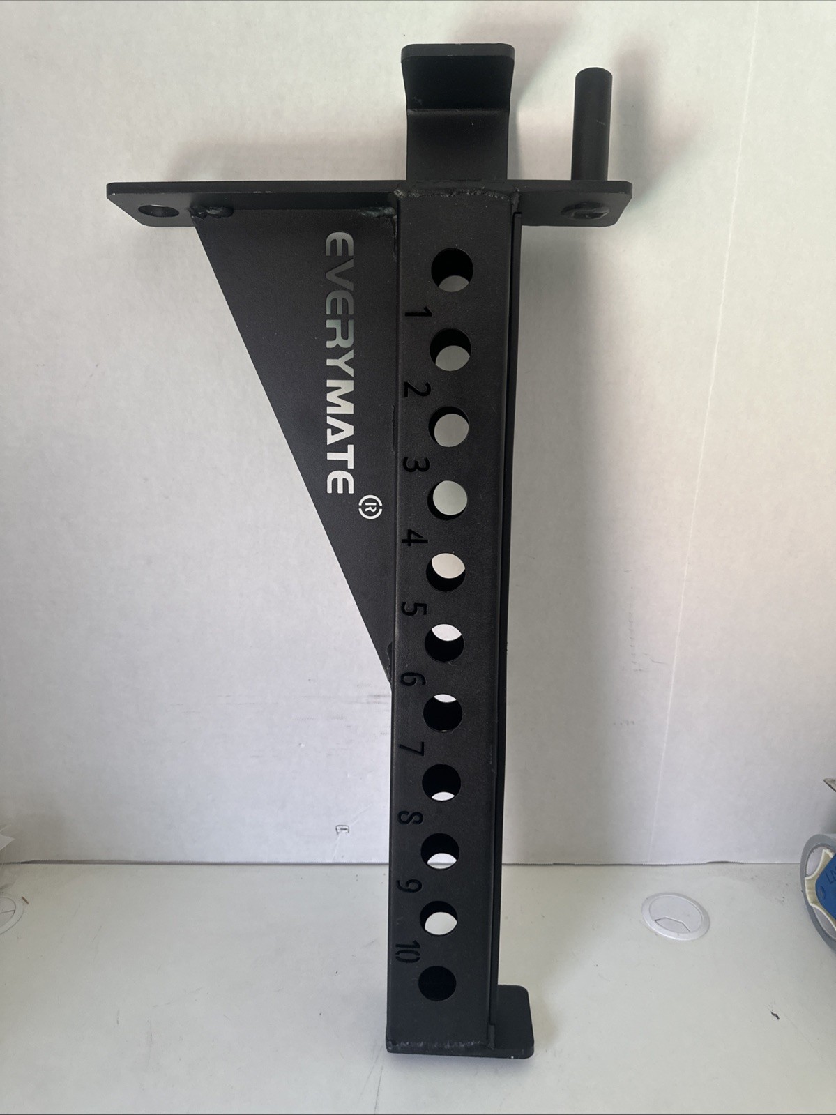 EverymateSafety Spotter Arms, Fits 2"x2" & 3"x3" Power Racks, Heavy Duty 1000LBS
