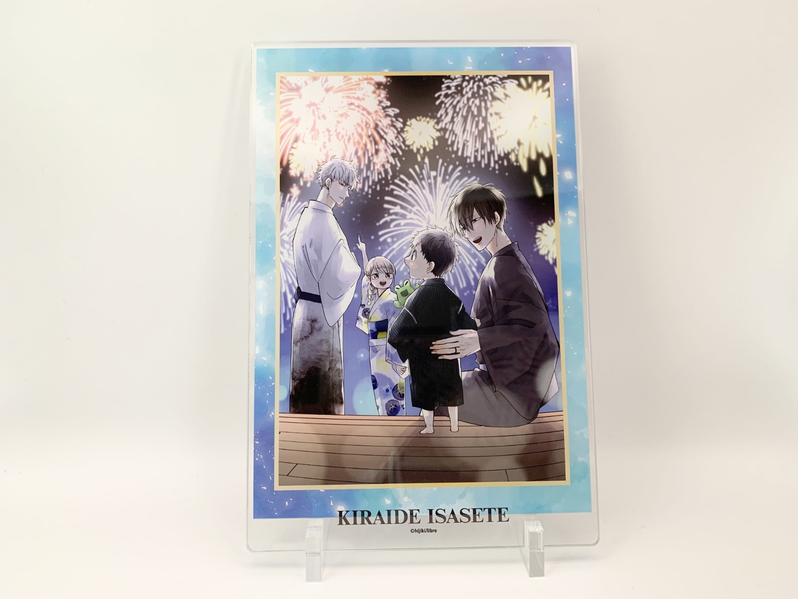 "Kiraide Isasete" Photo stand style Acrylic Stand (Summer Festival) Japan