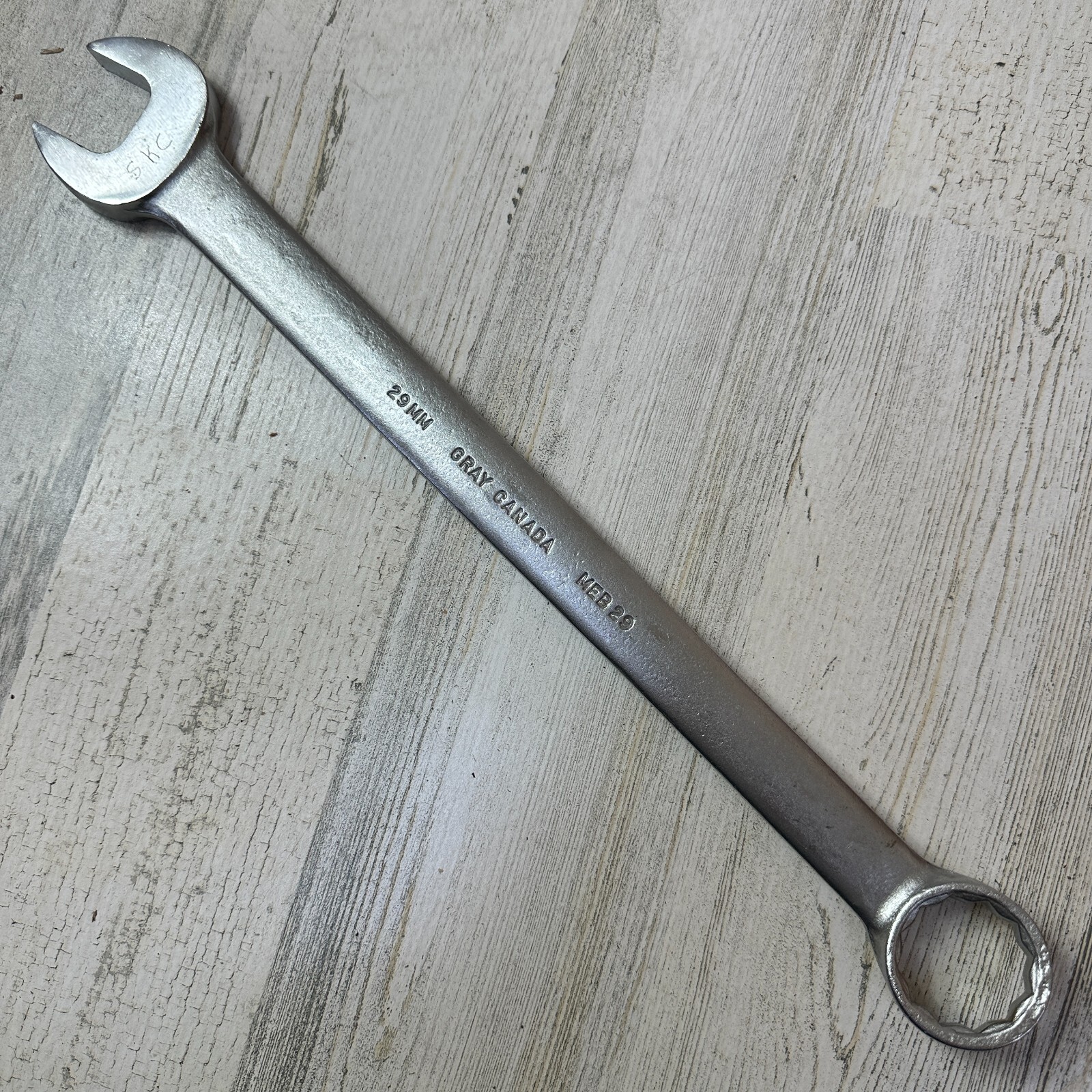 Gray Canada 29MM Combination Open and 12 Pt Box End Wrench MEB 29