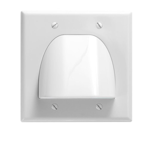 Quest Technology VHT-8201 Dual Reversible Wall Plate, White