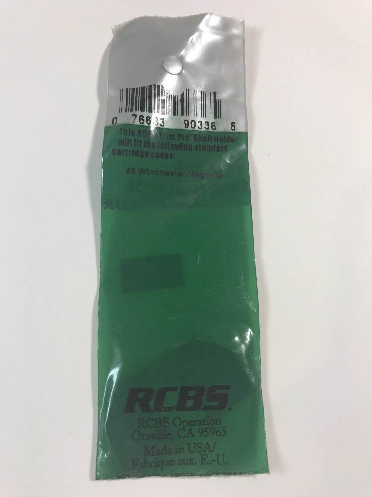 NEW RCBS TRIM PRO SHELL HOLDER 36 90336