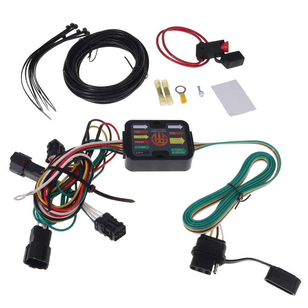 Trailer Wiring Harness Kit For 2011-2017 Jeep Compass  Plug & Play