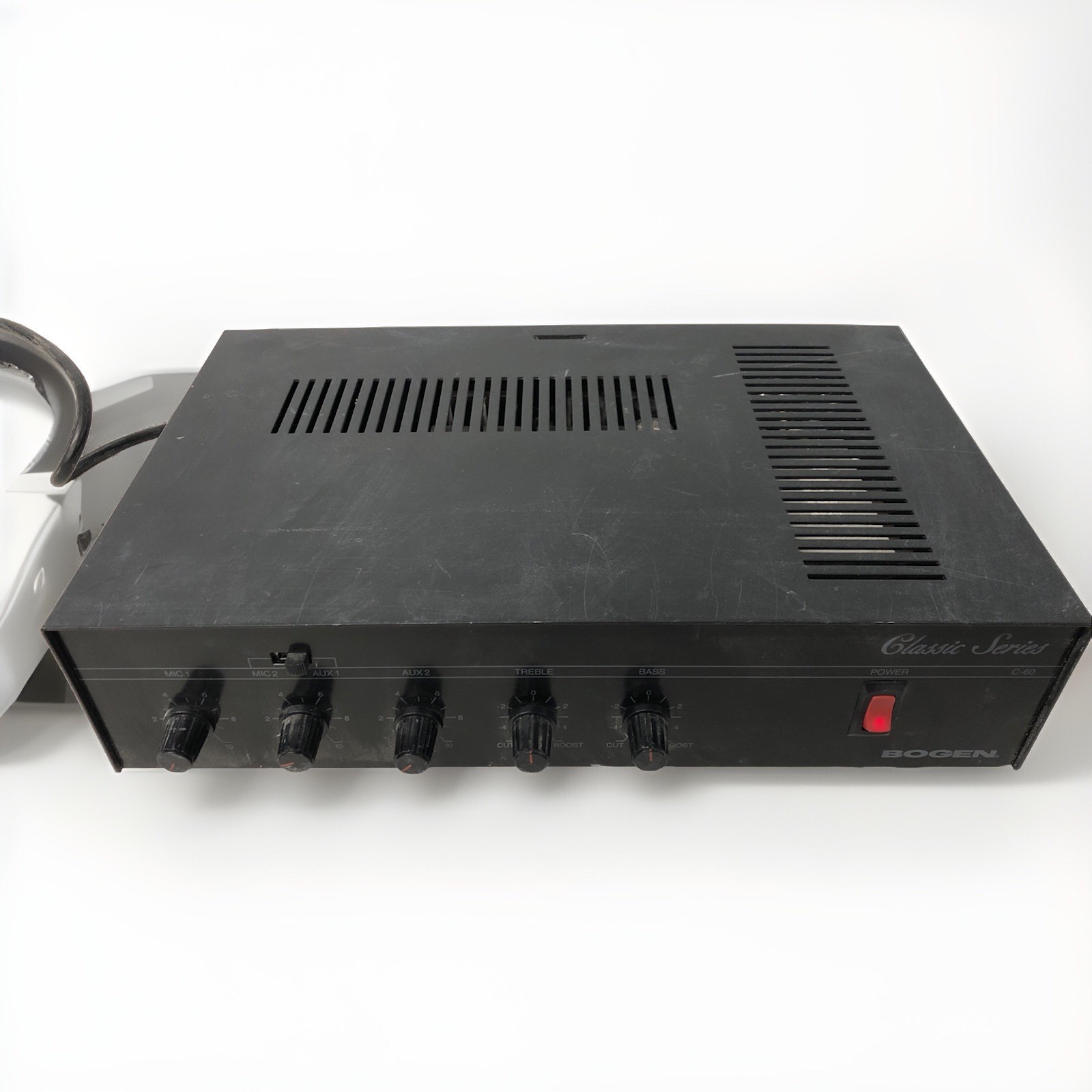 Bogen Classic Series C60 Mixer Amplifier 25V/70V Or 4/16 Bass And Treble Control