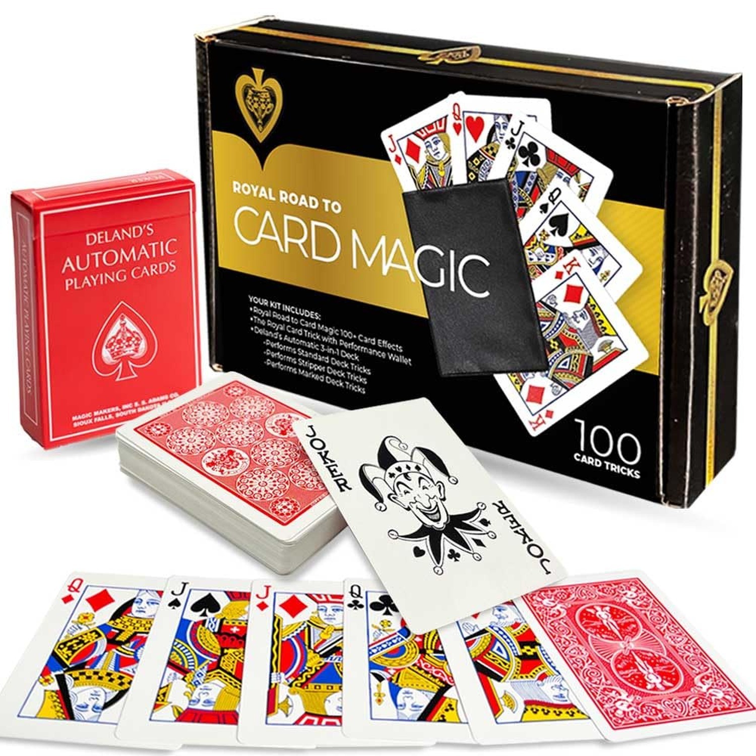 Card Tricks for Beginners to Master Level - Royal Road to Card Magic 100 Effe...