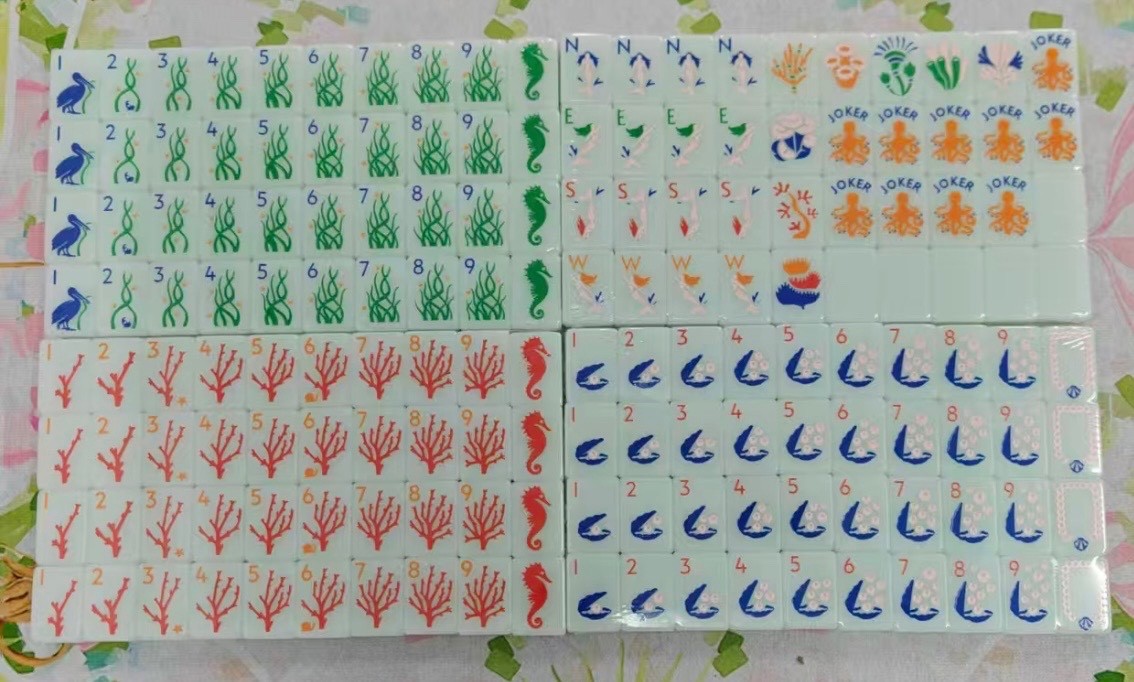 Ocean Mahjong Tiles