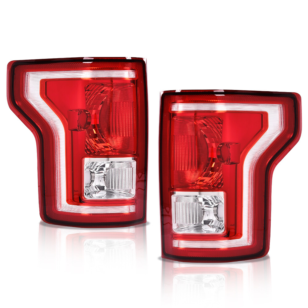 Tail Lights Fit For 2015 2016 2017 Ford F-150 Pickup Rear Lamps Left & Right
