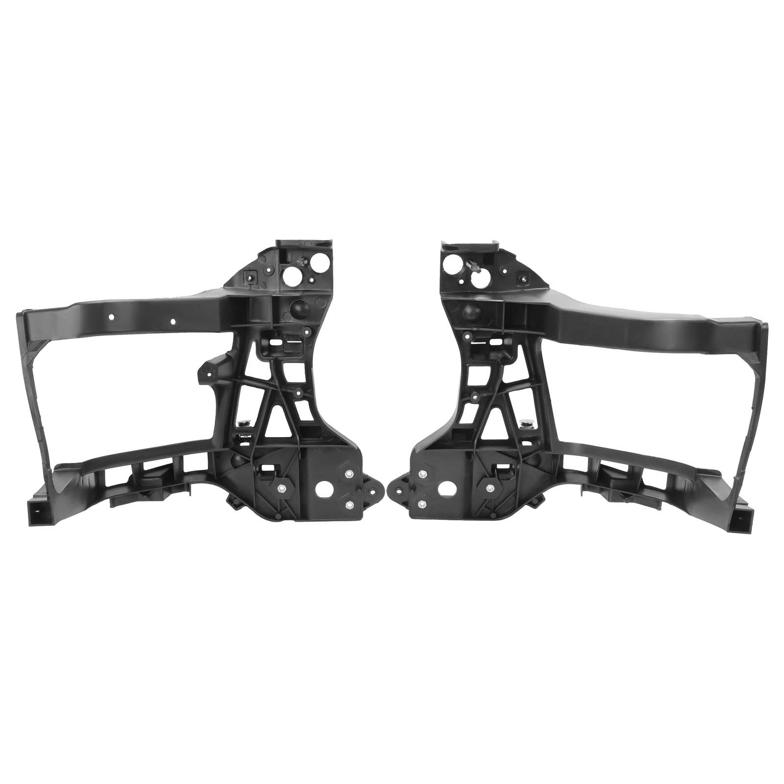 HECASA Pair of Radiator Support Headlight Brackets For 2013-24 20 Ram 1500 2500