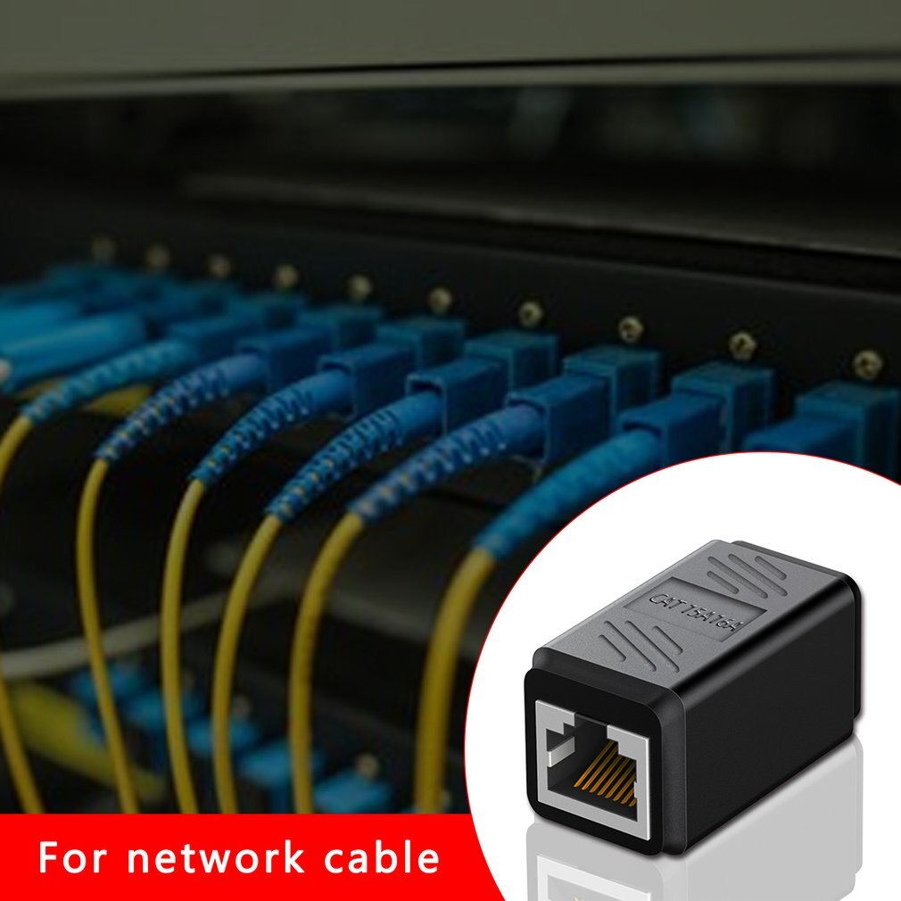 RJ45 Inline Coupler Cat7 Cat6 Cat5e Cat5 Ethernet LAN Network Cable Adapter Lot