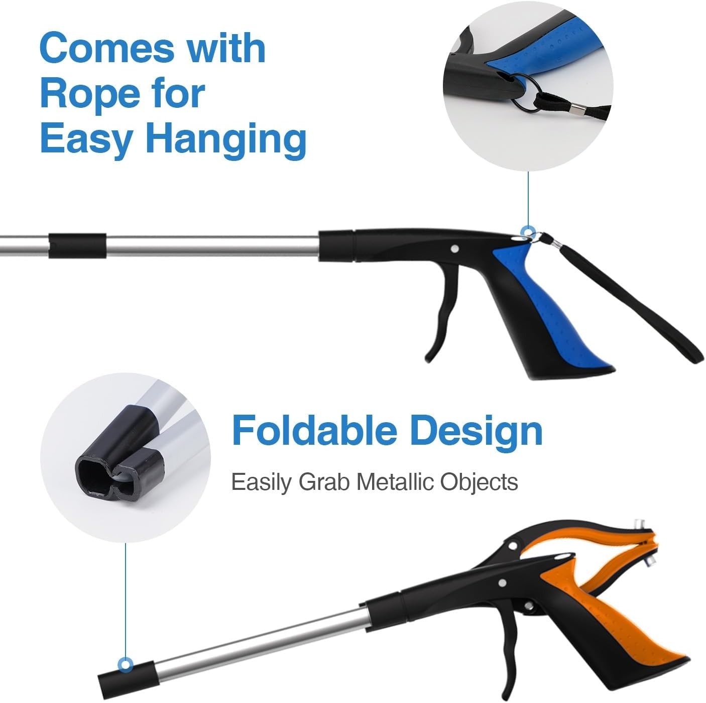 2-Pack 32" Grabber Reacher Tool Set