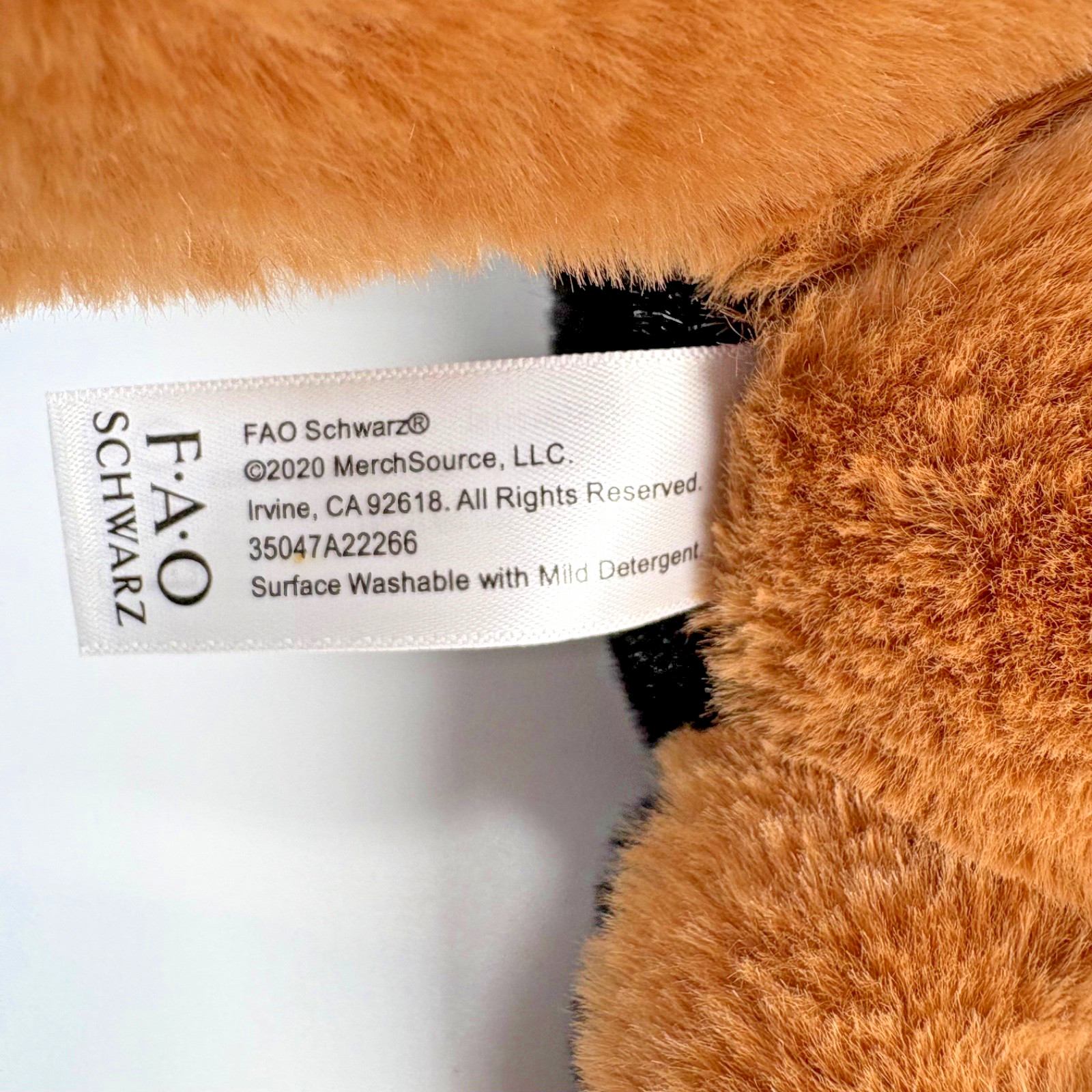 FAO Schwarz Realistic German Shepard Plush 13” Stuffed Animal Stuffy Soft Dog