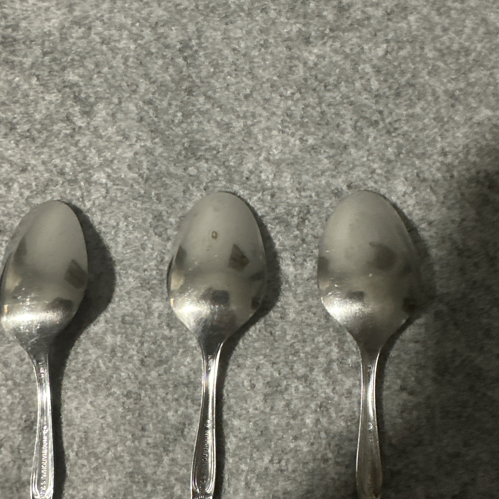 8 International Stainless VERONA Pattern Teaspoons Korea