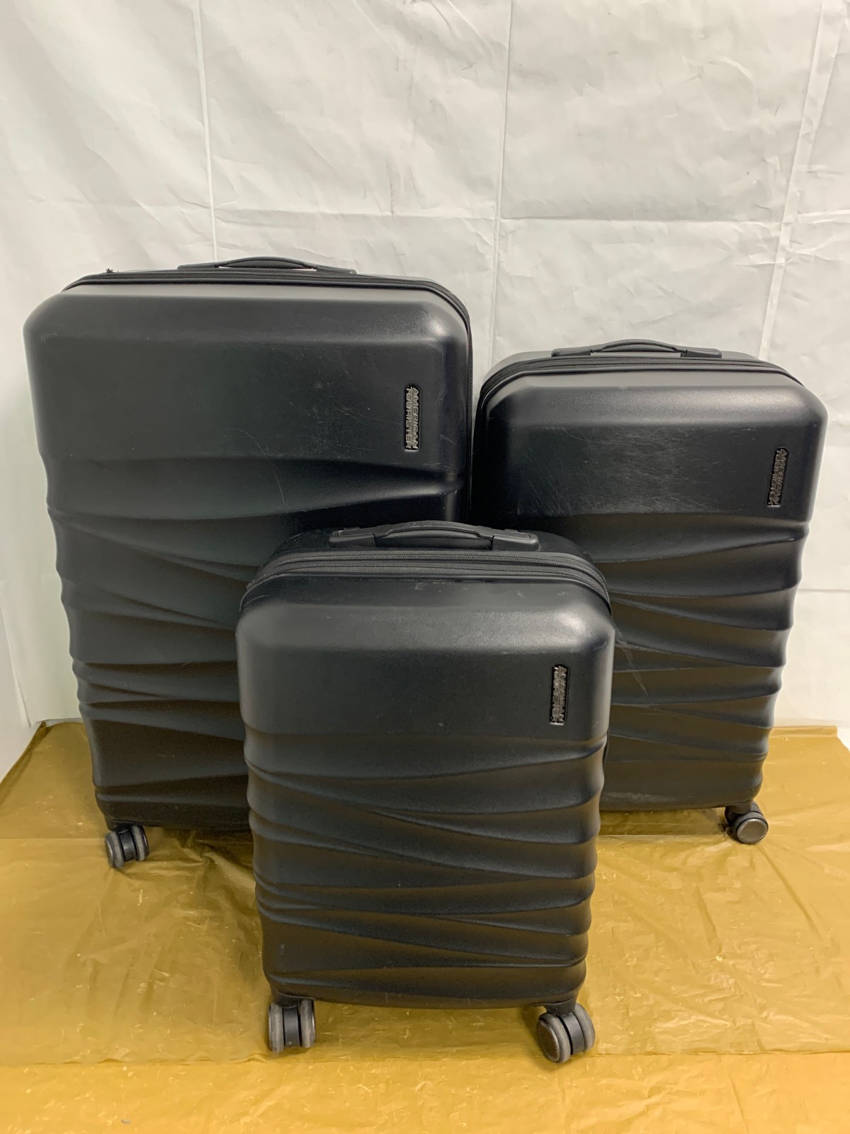 American Tourister Hardside Luggage Set 3-Piece - Black