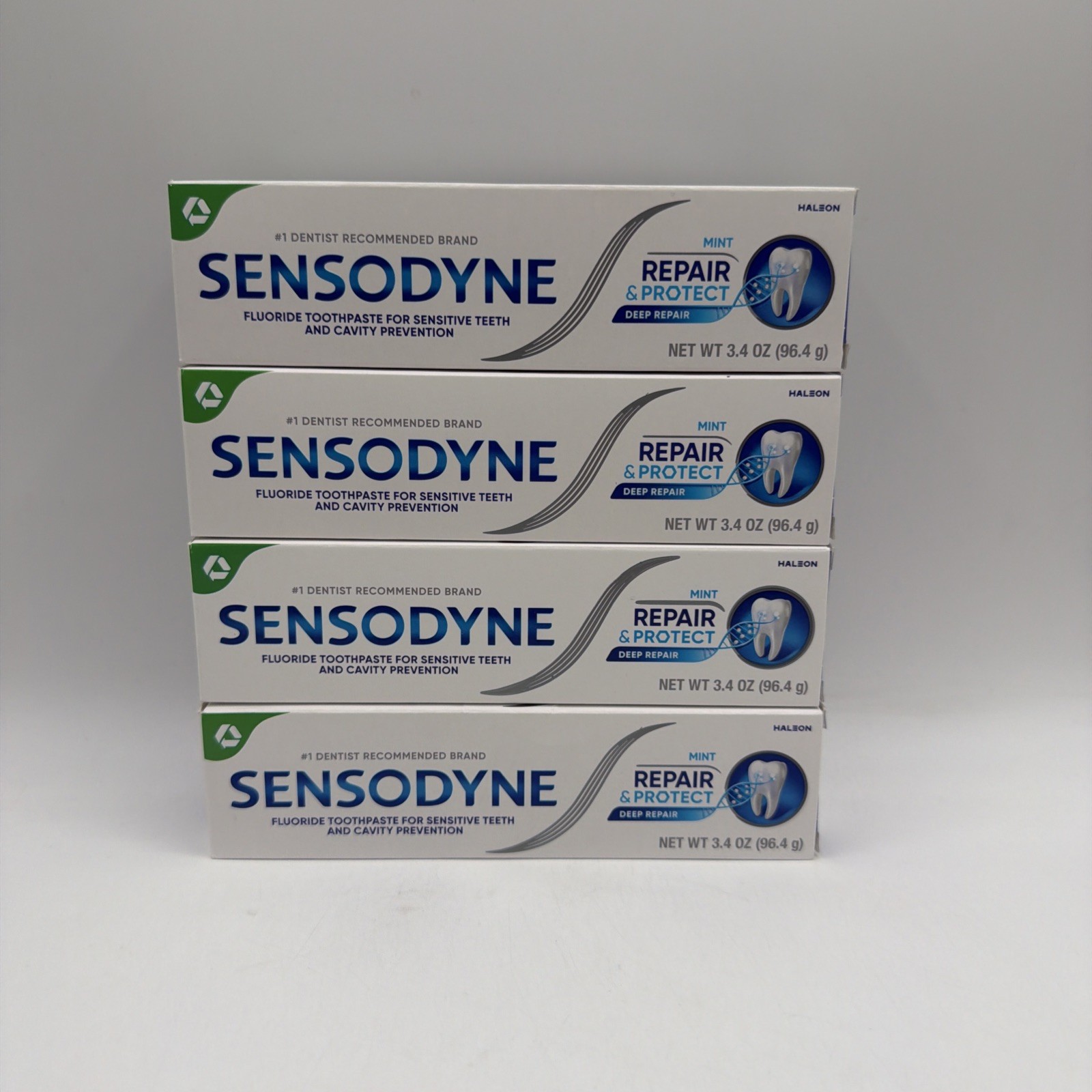 Sensodyne Repair & Protect Deep Repair For Sensitive Teeth Toothpaste 3.4 oz 4PK