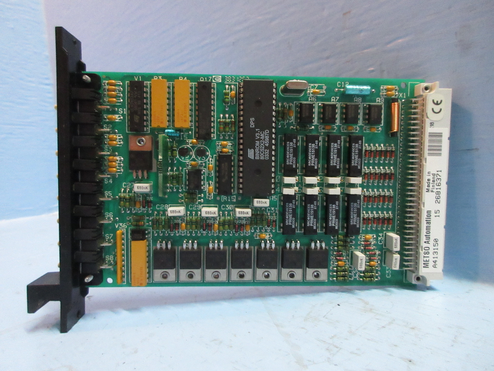 Metso Automation BOU-8 Binary Output Module A413150 Rev. 15 Neles Valmet BOU8