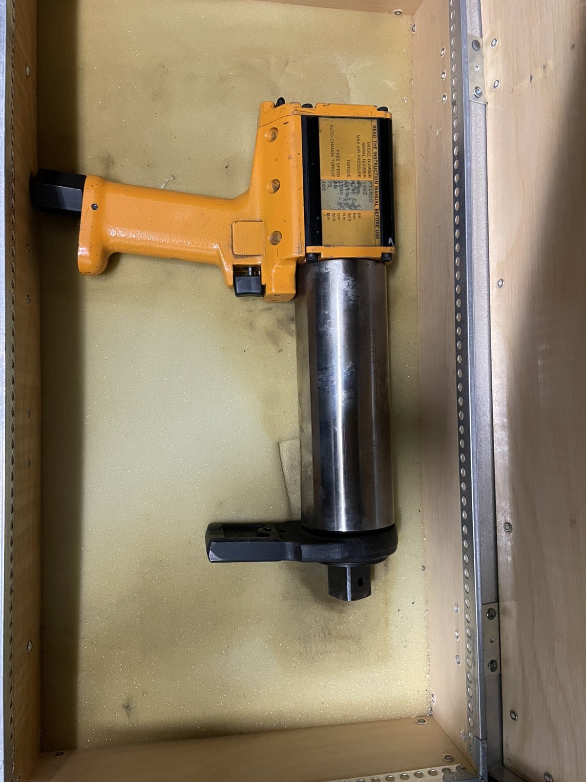 Norbar Pneutorque Pneumatic Air Torque Wrench 1 Square Drive PT1500 G2U