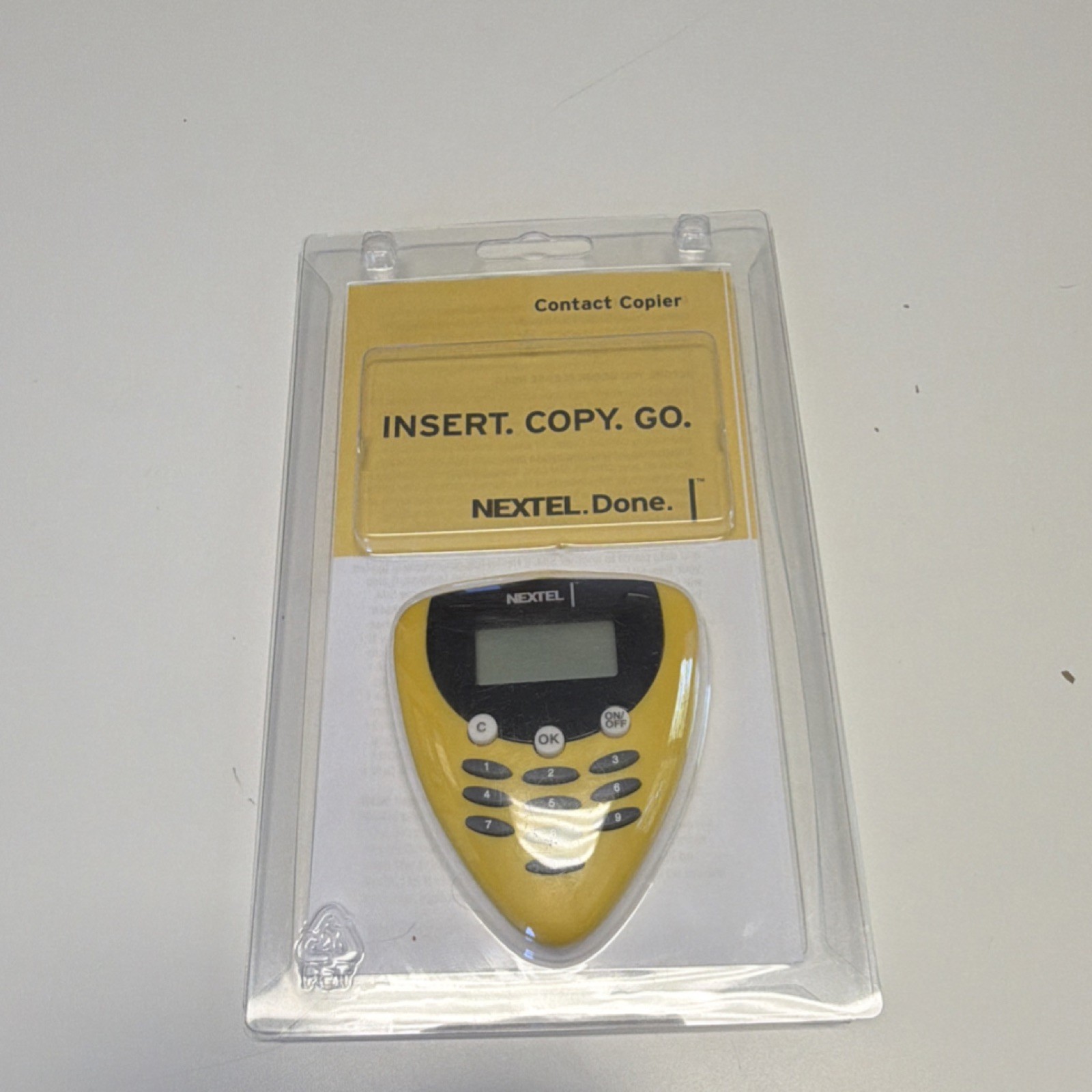NEXTEL Contact Copier SIMGU900CR Yellow Black SIM Card Reader Transfer Device
