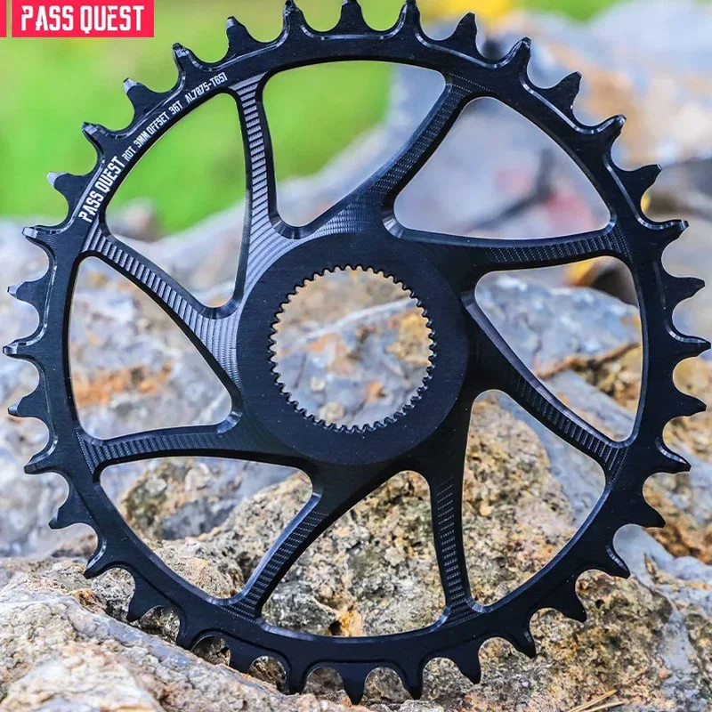 Gravel Bike 3mm Offest HOLLOW Round Narrow Wide Chainring 36-48T 9-12 Speed