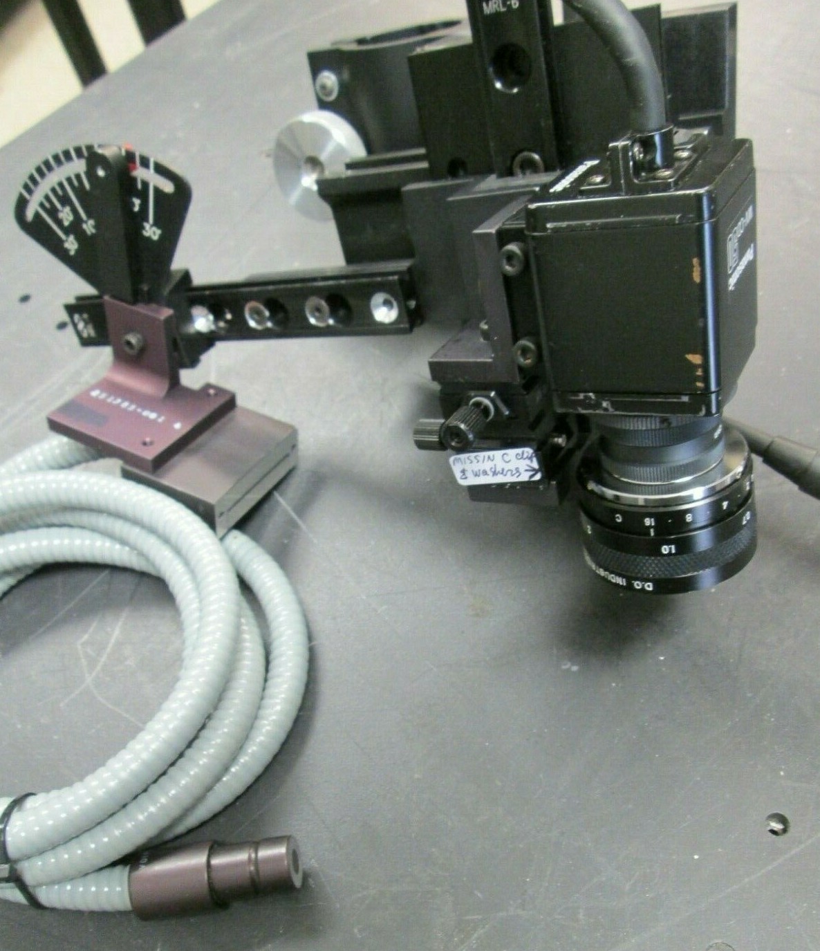 Panasonic inspection camera w/ Newport XYZ Stage & Fiber Illuminator CHEAP