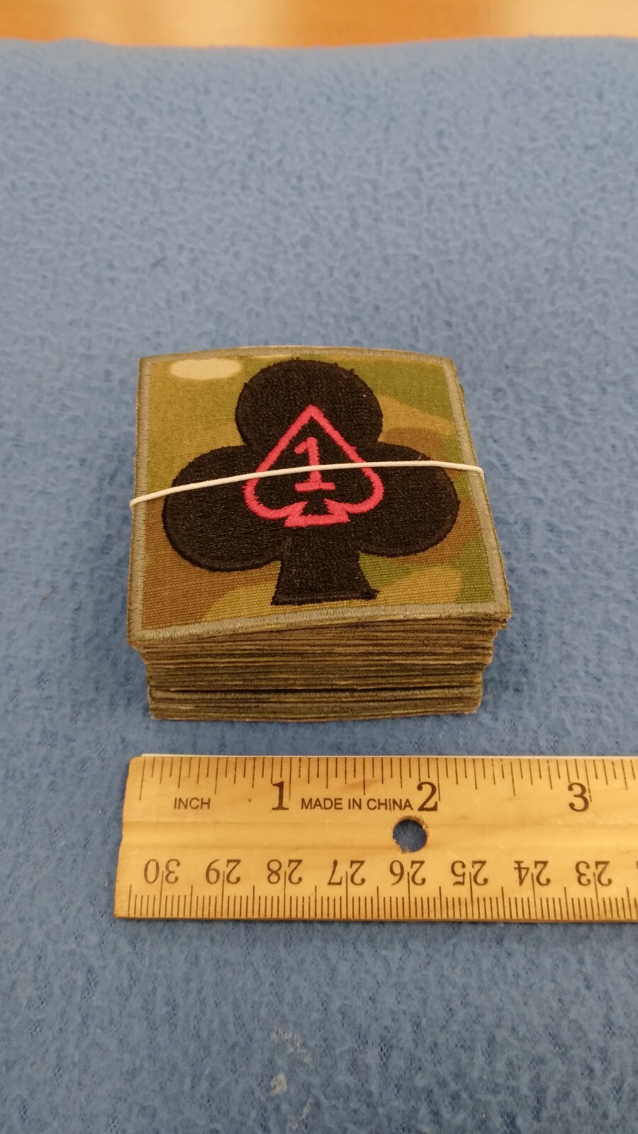 BUNDLE OF 20 - 1st BCT - 506th INFANTRY 2 1/4 INCH CAMO HELMET PATCHES - NEW