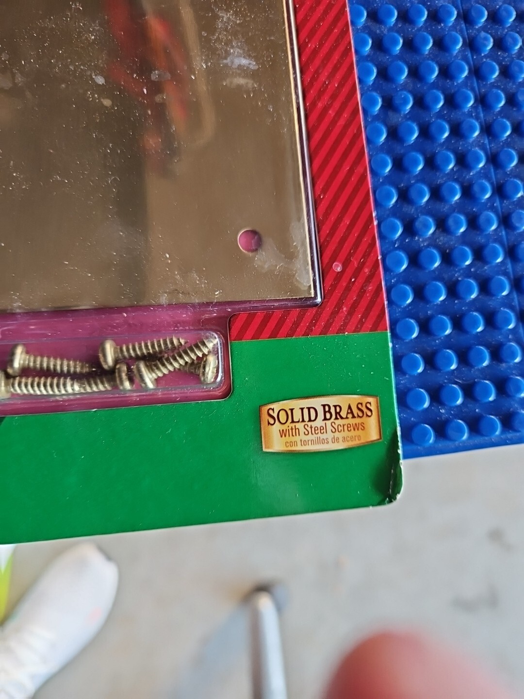 Solid Brass Push Plate. 3.5 Inch By 15 Inch.