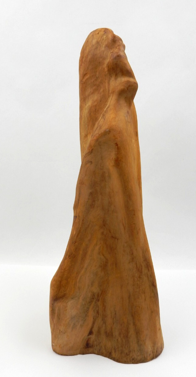 OCEAN WASHED DRIFTWOOD SMOOTH SCULPTED BY NATURE DE VALLS BLUFF 11" STANDING ART