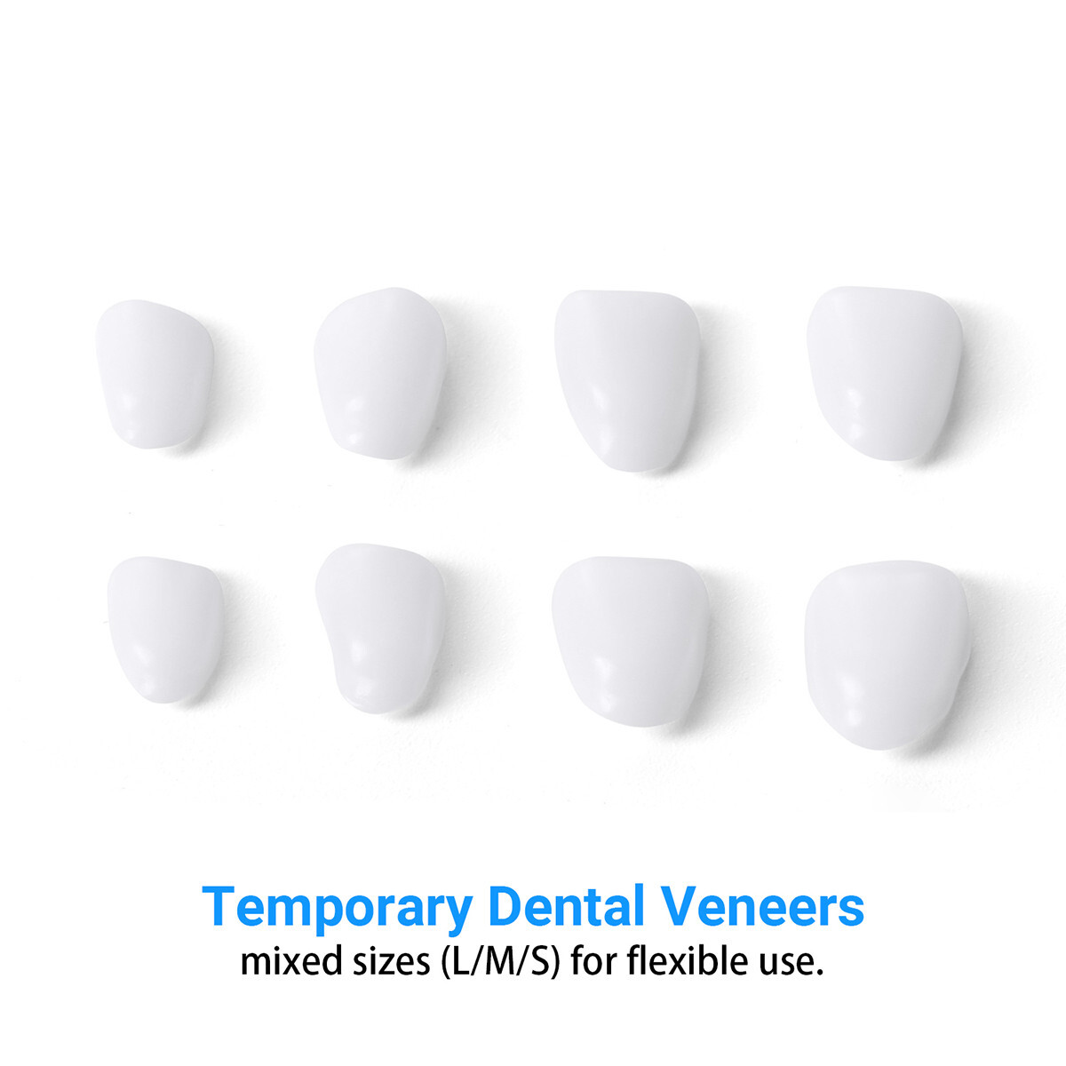 50Pcs Dental Temporary Teeth Veneers Whitening Porcelain Resin Anterior Tooth