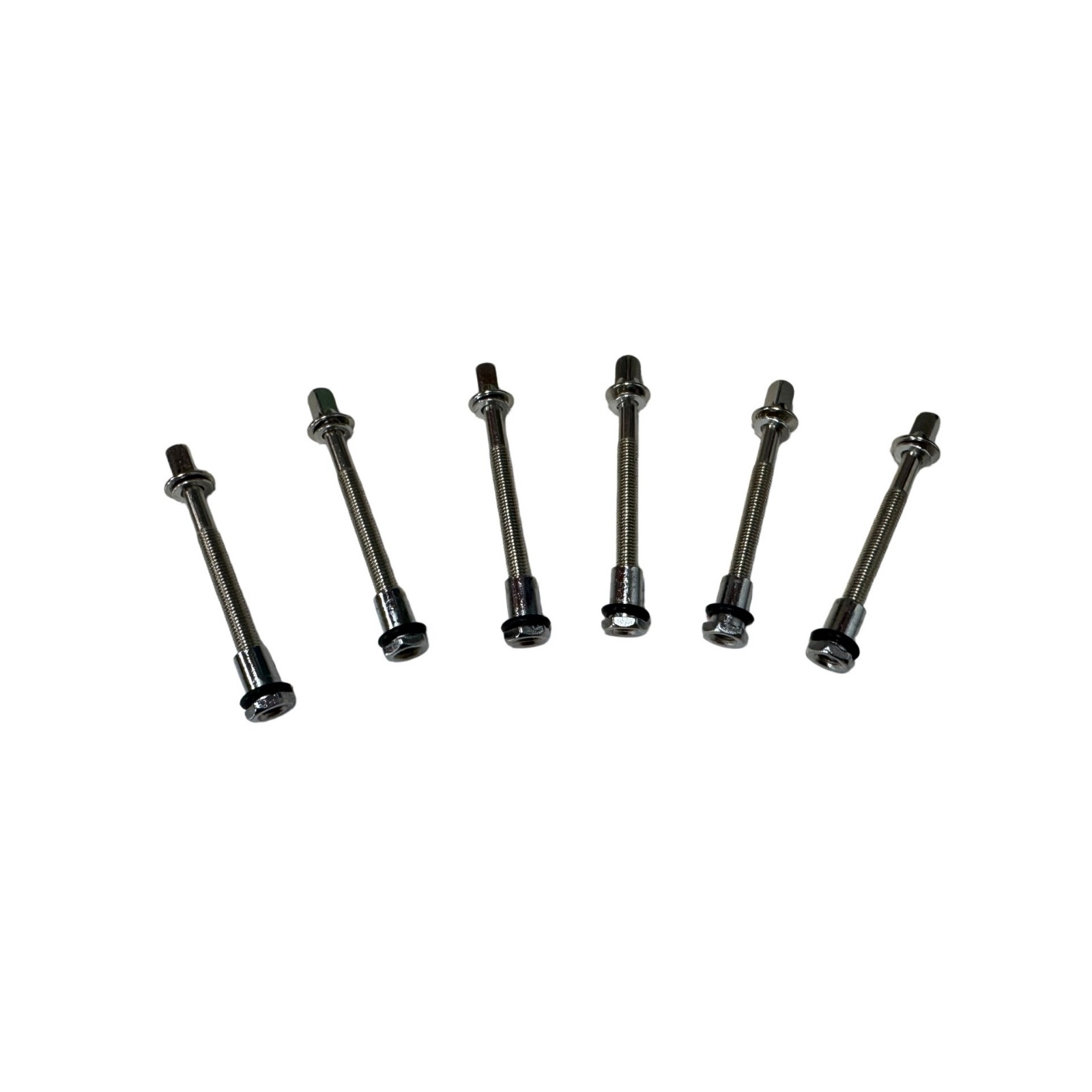 6 Pieces Drum Bolts with Washers Slotted Hardware Sturdy for Percussionists