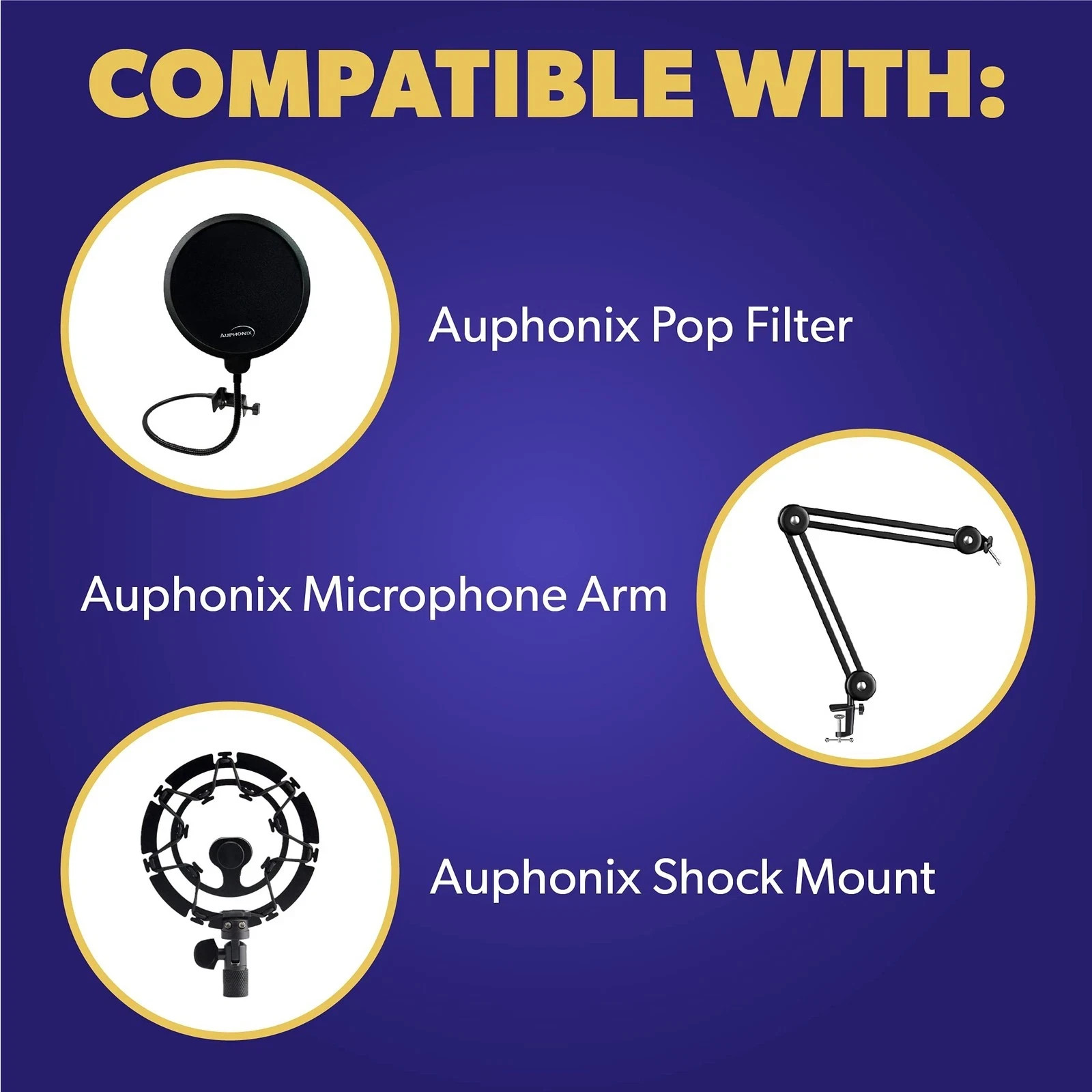 PRO Isolation Shield - Microphone Reflection Filter for Recording - Mic Studi