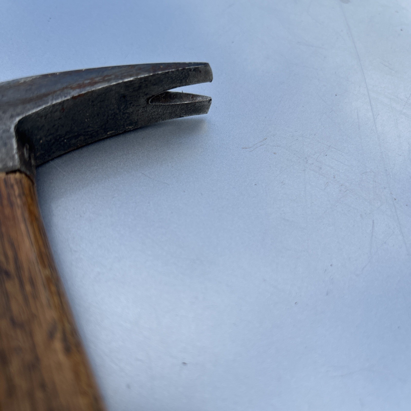 Vintage Stanley Tack Hammer. Wood Handle