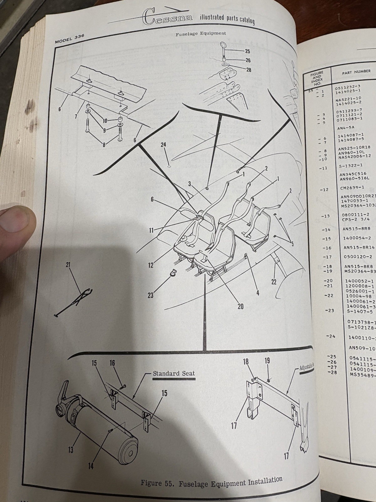 Cessna Model 336 Skymaster Parts Catalog