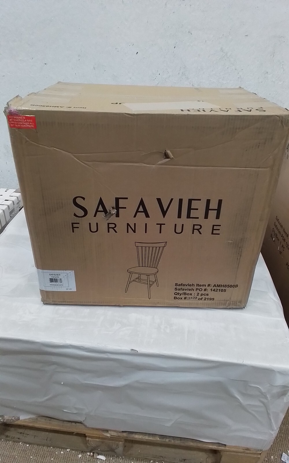 Safavieh PARKER SPINDEL SIDE CHAIR, Reduced Price 2172732913 AMH8500B