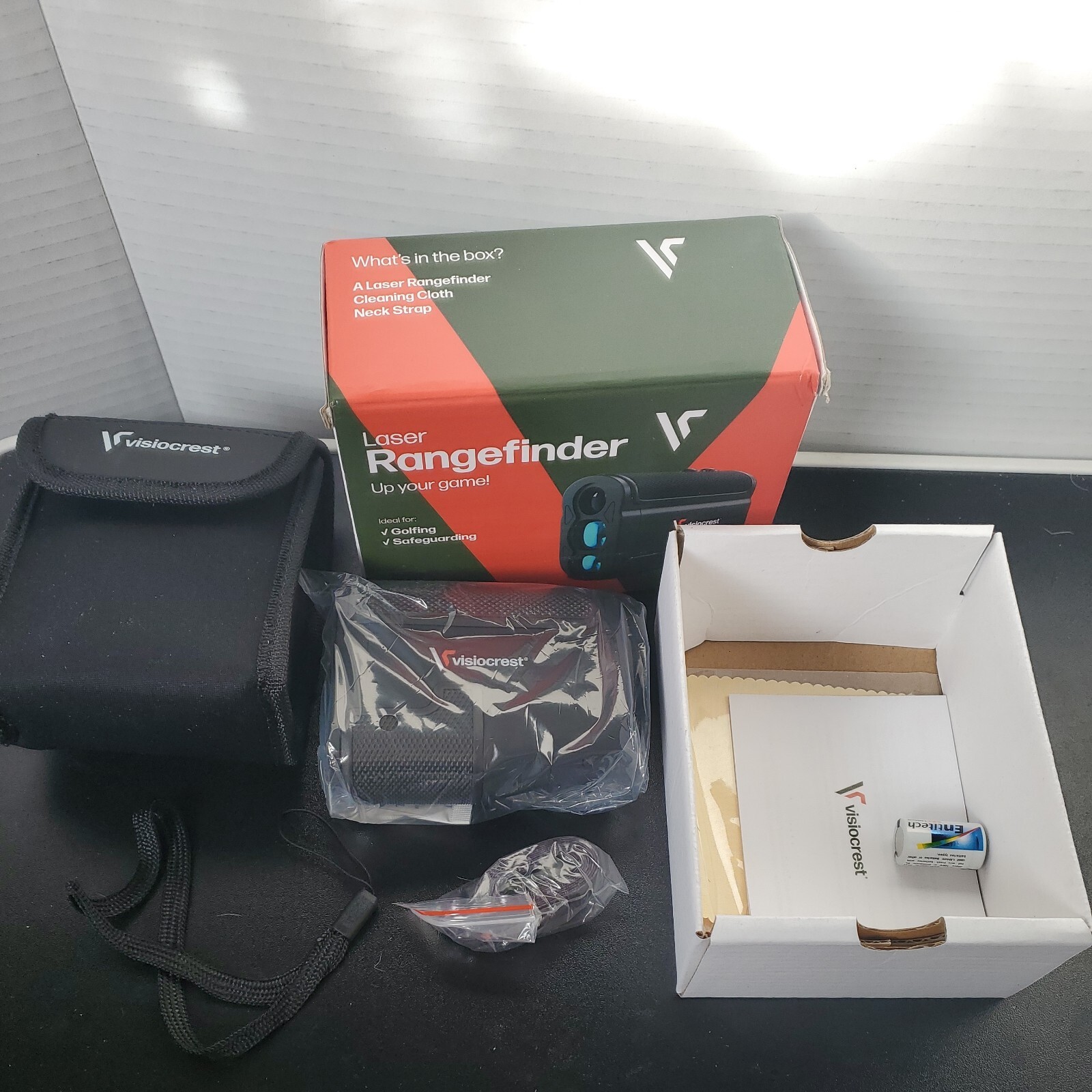 Visiocrest Laser Range Finder,  Golf, Hunting and Archery B-3280-BL
